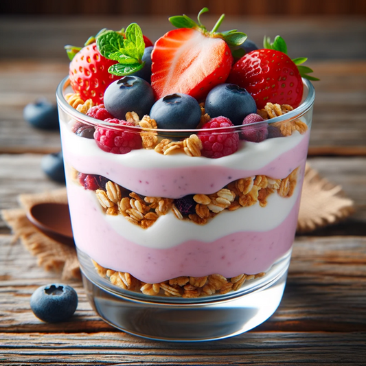 Energizing Fruit Punch Yogurt Parfait