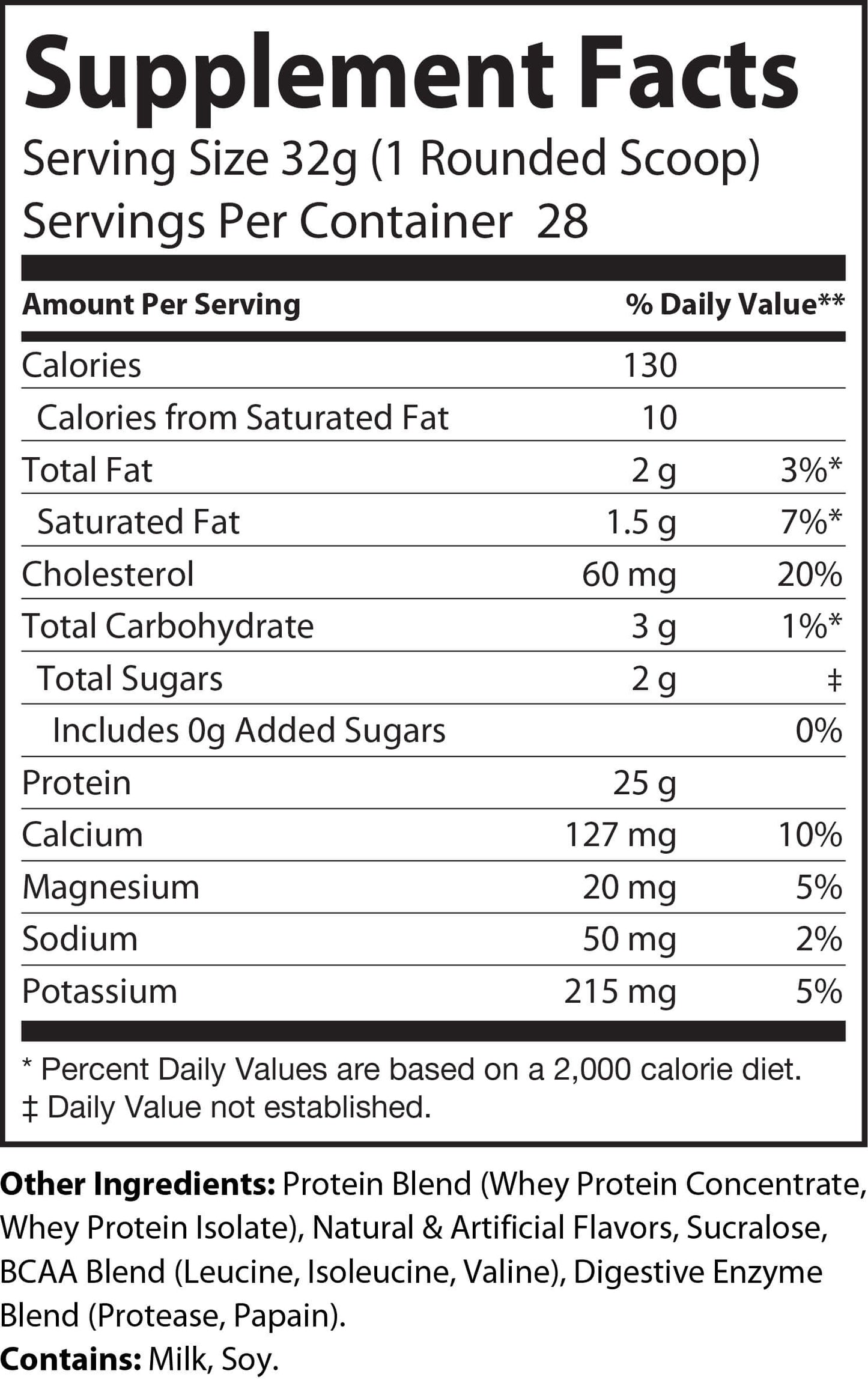 2lb Vendetta Whey - 28 servings